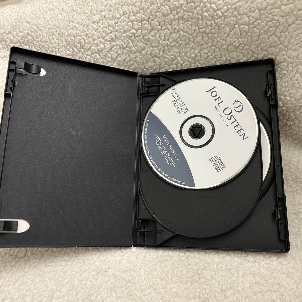 Joel Osteen RENEWED HOPE AND RESTORED FAITH audio CD Feel good Prosperity Gospel - Picture 3 of 8